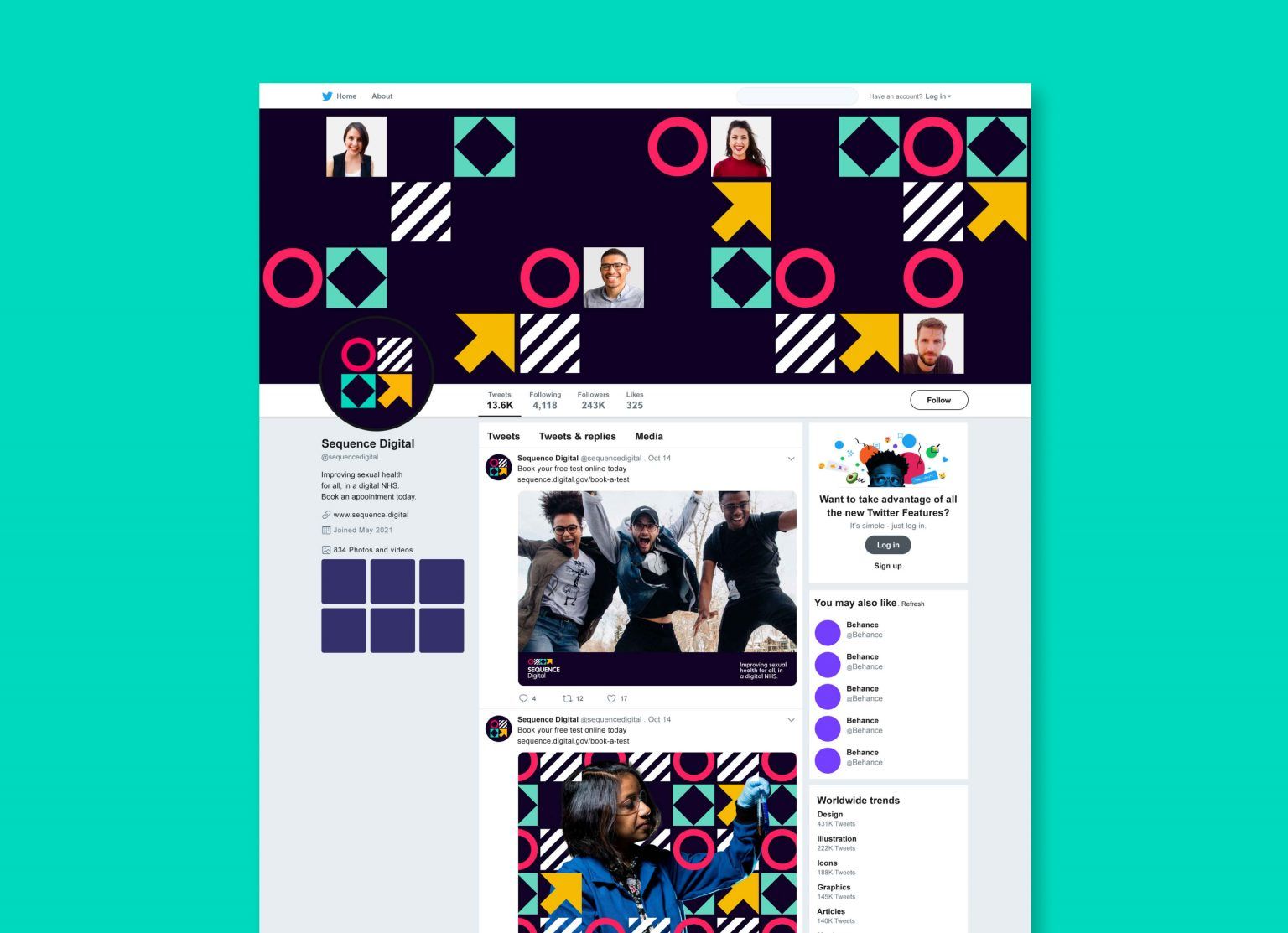 Sequence Digital brand identity