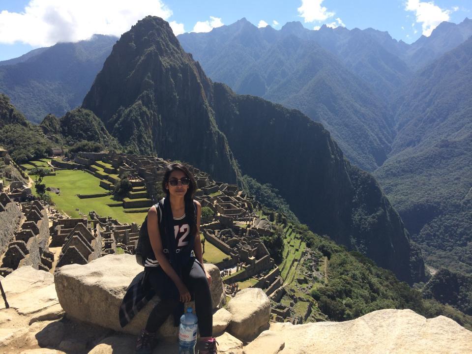 Image of Shivani on a mountain