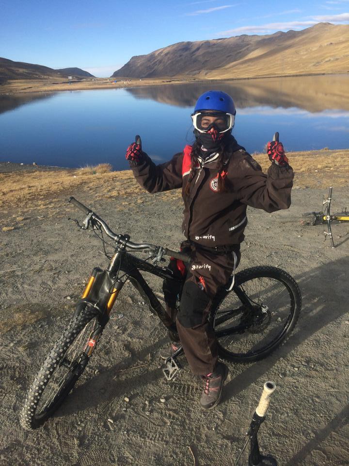 image of Shivani on a bike
